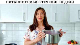 Рацион питания семьи из 3-х человек | Стала больше тратить на продукты  | Меню на неделю