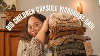 CHILDREN CAPSULE WARDROBE + SMALL SHOP BIG CHILDREN'S CLOTHING HAUL