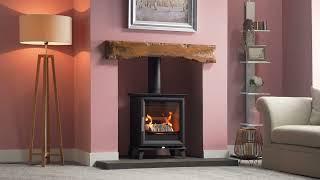  Fireline Woodtec 5W Wide Style Wood Burner – A Stunning Blend of Classic Charm & Modern Heating! 