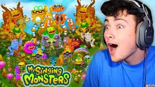 MY FIRST TIME PLAYING MY SINGING MONSTERS...