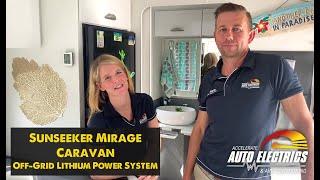 Sunseeker Mirage Caravan Off-Grid Lithium Power System for Mobile Office | Accelerate Auto Electrics