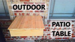 Outdoor Wall Mounted Patio Table