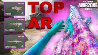 TOP 5 AR  IN WARZONE MOBILE |BEST META LOADOUTS WARZONE MOBILE