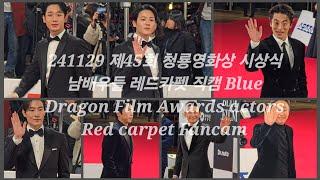 241129 제45회 청룡영화상 시상식 남배우들 레드카펫 4K 직캠 Blue Dragon Film Awards actors Red carpet 4K Fancam