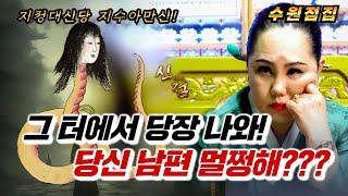 터에 뱀XX들이 득실득실하잖아!! 그러니 식구들이 멀쩡해??? 당장 튀어나와! / #지정대신당 #지수아 #수원점집 #유명한점집 #용한점집 #신점