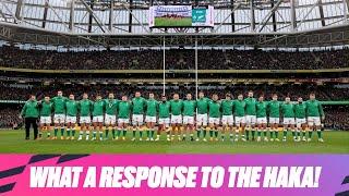 HAKA DROWNED OUT BY THE IRISH ️ | Autumn Nations Series 2021