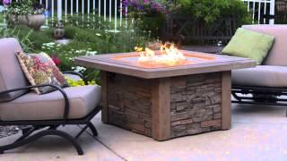 Sierra Gas Fire Pit Table - The Outdoor GreatRoom Company