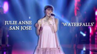 Julie Anne San Jose showcasing her versatility in her 'Waterfalls' performance