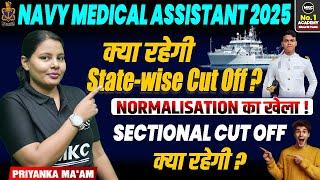 Navy Medical Assistant 2025 Cutoff | State Wise Cutoff, Normalisation & Sectional Cutoff Explained!