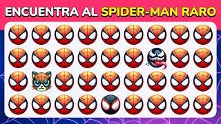 Encuentra el Diferente - Edición de Spider-Man ️️ | Fácil, Medio, Difícil, Pro - Quiz de Emojis