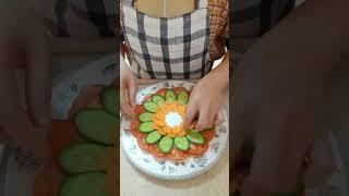 Vegetable Salad Decorations #short