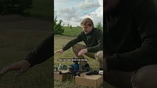 Ukrainian Web Gun For Shooting Down Russian FPV Drones #warinukraine #drone