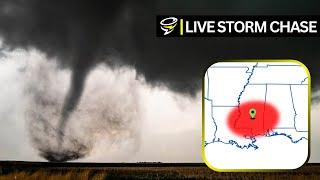 ️ TORNADO OUTBREAK POTENTIAL-Level 4 Severe Weather Risk, Live Storm Chaser