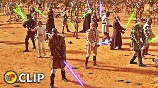 Jedi vs Droid Army - Battle of Geonosis (Part 2) | Star Wars Attack of the Clones (2002) Movie Clip