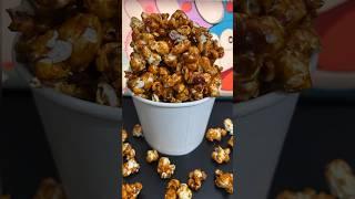 Caramel Popcorn Recipe| Homemade Caramel Popcorn #shorts #popcorn