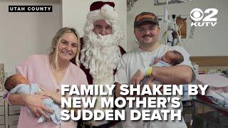 Community rallies behind Utah family after loss of new mother