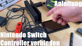 Nintendo Switch Controller verbinden (connecten / pairen) Joy-Con und Pro Controller Anleitung