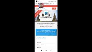 1. Tutorial Pengajuan Akun PPDB SMP Kab. Sleman (Versi Android)