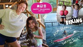 Hang with us at the Happy Islanders Surf Shop! Kids' Activities & Meet Our New Chickens!