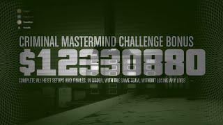 Criminal Mastermind Attempt:  GTA Online Heist Money Grind Continues