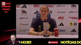 FILIPE LUÍS RASGA O VERBO EM COLETIVA! NOTÍCIAS DO MENGÃO HOJE!