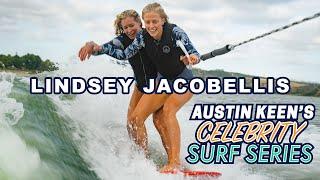 Lindsey Jacobellis SENDS IT Bungee Wakesurfing on Celebrity Surf Series