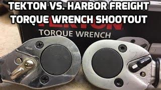 Tekton vs. Harbor Freight ½” torque wrench review and accuracy test