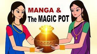 English Stories - Manga and The Magic Pot - stories in english - Moral Stories in English