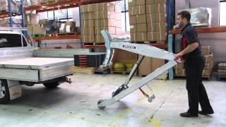 Makinex Powered Hand Truck with Fork loading ute