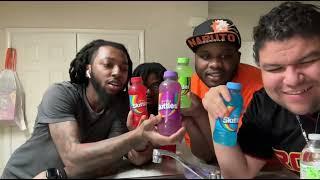 Skittles Drinks 4 Flavor Variety Pack Wild Berry, Tropical, Sour & Original Flavor Taste Test Review