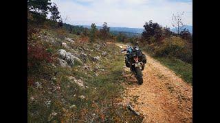 Full TET Croatia - 352km / 1½ days solo trip on Tenere 700 (October 2022)