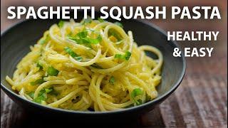 Roasted Spaghetti Squash Pasta Recipe | Easy Vegetarian and Vegan Meals | Pasta Recipes