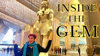 INSIDE the GRAND EGYPTIAN MUSEUM! | Egypt Vlog #79 | داخل المتحف المصري الكبير