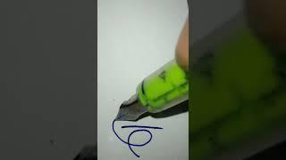 how to write Be | very easy and simple way | #calligraphy #english #cursive #handwriting #shorts