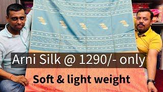 SOFT ARNI SILK @ 1290 only!!  Whatsapp-9051906114. For instant booking. Limited stock