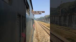 Feel the song and travel ️ #youtubeshorts #train #railtravel #traintravel #railway