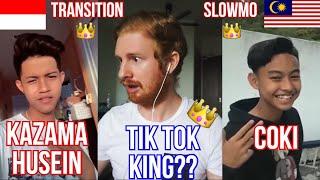 TIK TOK KING?? COKI v KAZAMAHUSEIN (SLOWMO v TRANSITION) // TIKTOK MALAYSIA v TIKTOK INDONESIA