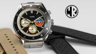 The Vaer R1 Oceanracer is an affordable throwback chronograph.