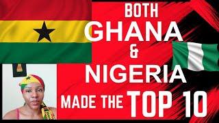 GHANA AND NIGERIA ARE ON THE LISTS.