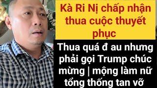 Trump đại thắng 295 lá phiếu | Kà Ri Nị đọc diễn chấp nhận thua cuộc