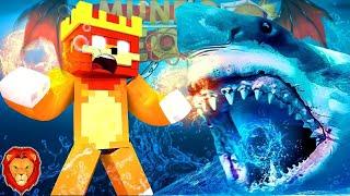  LEON PICARON  VS MEGALODON  EN MINECRAFT | MUNDO LEON 2 #9  LEON PICARON