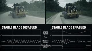 Cat® Motor Graders | Stable Blade Technology