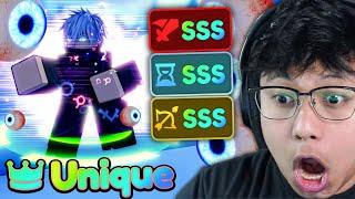 UNIQUE GOJO (SIX EYES) SSS MAX STATS SHOWCASE - Anime Adventures