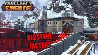 I Built A REDSTONE QUARRY In Minecraft Create Mod