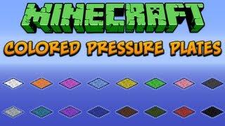 Minecraft: Colored Pressure Plates Tutorial