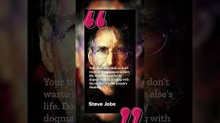 Motivational Mosaic - Steve Jobs on Living for Yourself!