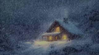 Winter Storm & Icy Ambience To Sleep | Howling Blizzard Sounds for Sleep, Study & Relaxation