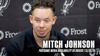 Mitch Johnson Postgame vs New York Knicks | 12.25.2024