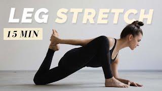 15 Min. Leg Stretch | Flexibility Routine for Hamstrings, Butt & Hips | Post Run Stretch