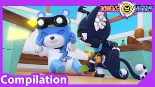 Jungle Agent EP22-24 | Compilation 08 | Heroes | Robot | Rescue | Kids Cartoon | Season 1